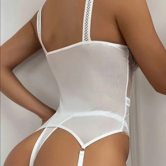 Lingerie Set with Garters NWT